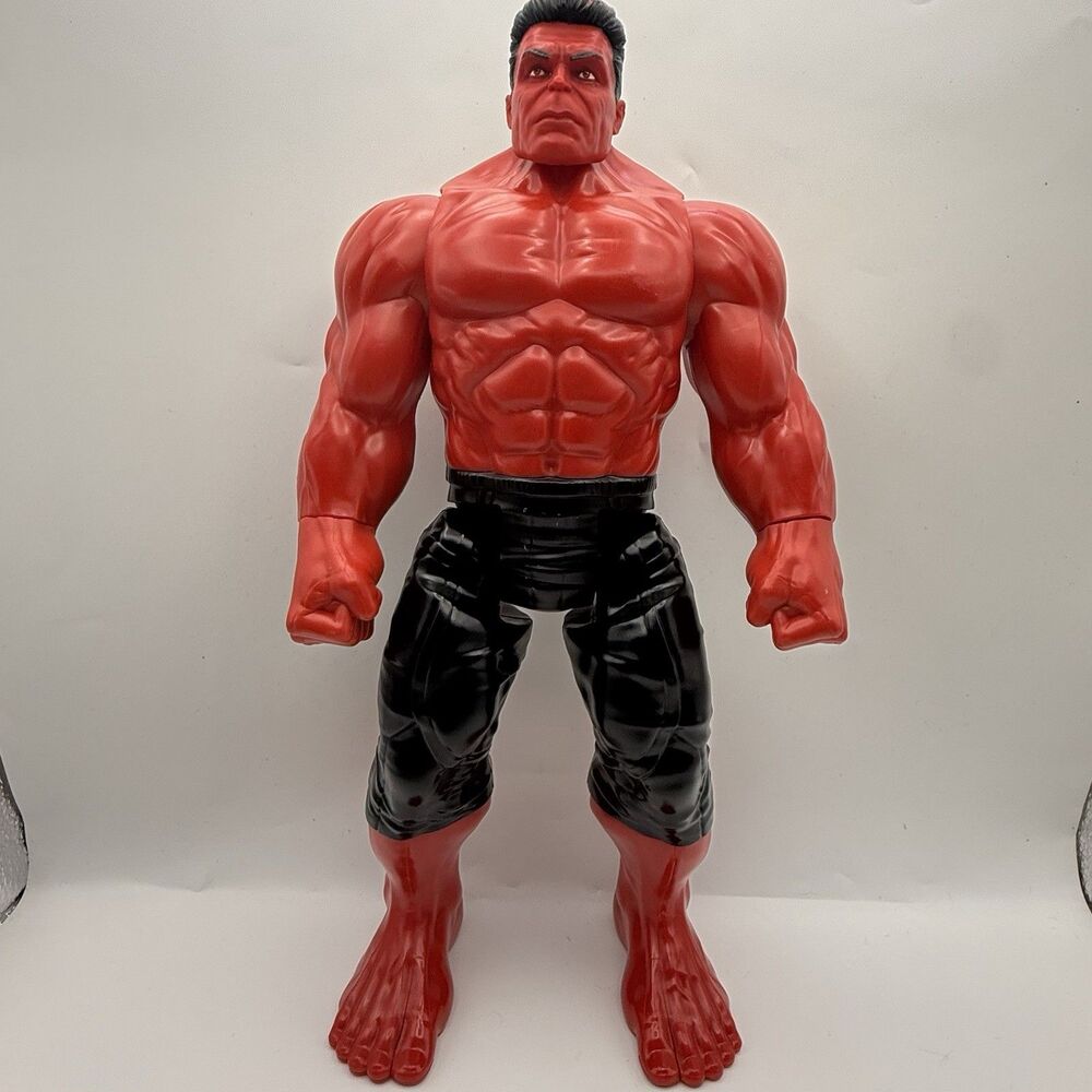 Hasbro Marvel Red Hulk Action Figure Plastic Red/Black 2024